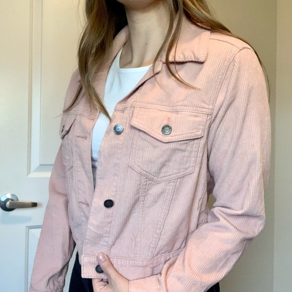 Hollister Pink Corduroy Jacket - Picture 4 of 9